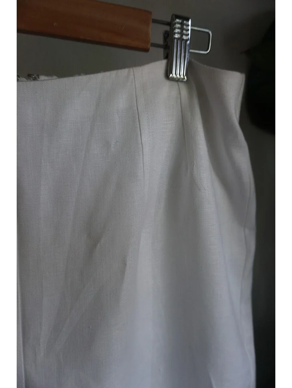 Reformation Tess White 100% Linen Two Piece Set Top Pants Size 8 NWT